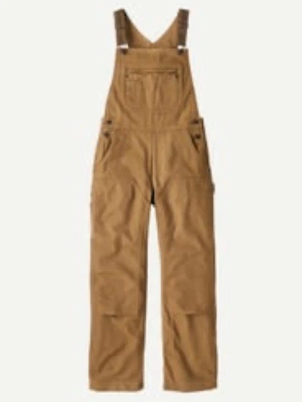 NWT Patagonia Women's Iron Forge Hemp Canvas Bib Overalls Brown Size 2XL